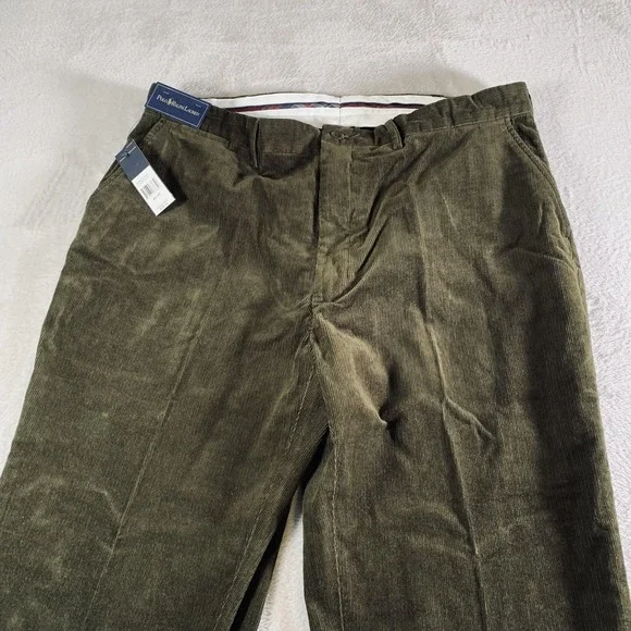 Vintage Polo Ralph Lauren Pants Mens 40x30 Brown Corduroy Prospect Classic NEW